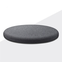 16 Zoll Weiches Futon-Kissen, Rundes Memory-Schaum-Kissen, Gepolsterte Heimdekoration, Rutschfeste Futon-Stuhlpolster, Grau