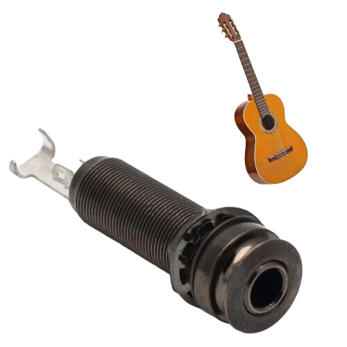 Split Endpin Jacks for Acoustic Electric Guitars 6.35mm 1