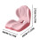 Car Seat Cushion with Back Support Memory Foam L-Shaped Pink 3