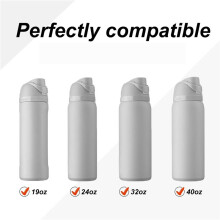 12 PièCes Bouchon de Remplacement pour Owala FreeSip 24Oz 32Oz, PièCes de Rechange pour Couvercle SupéRieur de Bouteille D'Eau