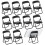 Folding Phone Stand Mini Holder Black 12 Pcs 4