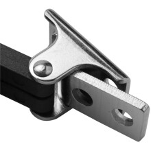 4 Pcs Flexible Door Draw Lock 3.8 Inch Replacement Soft Rubber Black Over-Center C7-10