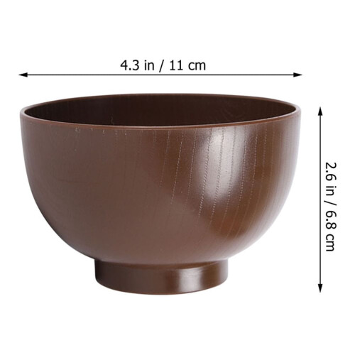 Japanese Rice Bowl Plastic Traditional Coffee Home Use 1