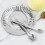 Raindrops Stainless Steel Silverware Set Silver Long Handle 1