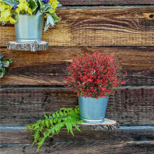 20 Bundles Artificial Lavender Flowers Outdoors Shrubs Greenery Plants Indoor UV Resistant Plastic Faux Bouquets