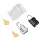Combination Padlock 4-Digit Weatherproof 2 Pack 8