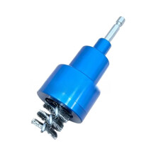 3pcs Copper Pipe Cleaning Brush Set 1/2 3/4 1 Inch Copper Pipe Cleaner Tool Wire Tube Brush Metal Rust Removal Tools