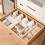 Karymi Adjustable Plastic Drawer Organizer Set 6-Piece 4
