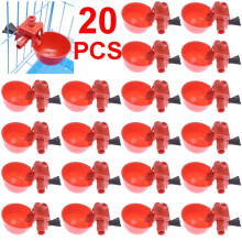 Poultry Water Drinking Cup Plastic Automatic Drinker 10 Pack