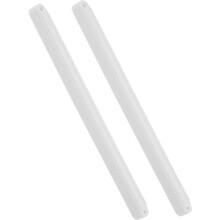 White Plastic Side-Mount Drawer Slides