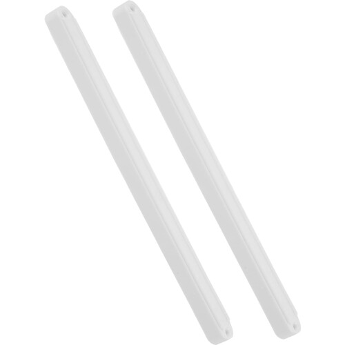 White Plastic Side-Mount Drawer Slides