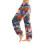 Women's Christmas Print Ankle Pants Blue M 2
