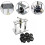 Watch Case Press Tool Kit with 13 or 19 Dies ABS Aluminum 2