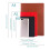 A6 PU Leather Notebook 660 Pages Red 5