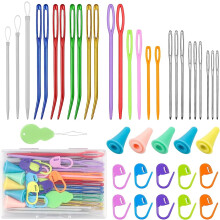Yarn Needle Set Bent Tapestry Weaving Darning 43-Piece