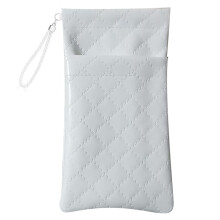 Women's Foldable Eyeglass Case with Adjustable Strap and