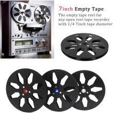 1/4 7 Inch Takeup Reel 8 Hole Universal Open Reel Sound Tape Empty Reel Open Reel Audio Takeup Reel for Recording A
