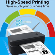 Thermal Label Printer,Wireless Label Printers for Small Business for Shipping Packages,Express Delivery Label Printer US