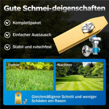 Kit de Disque de Remplacement à 6 Lames pour Gardena Sileno Life pour Gardena Sileno+ Flymo Easi Life avec 6 Pièces de Lames Pièces de Tondeuse à
