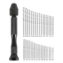 Pin Vise Hand Drill Portable Ergonomic 49 pcs