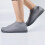 Shoe Covers Silicone Rubber Non-Waterproof Gray XL 2