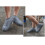Shoe Covers Silicone Rubber Non-Waterproof Gray XL 4