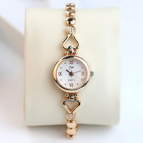 Rose Gold and White Bracelet