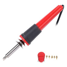 Holzbrandset, Holzbrandwerkzeug Stift, Holzbrenner mit Lötkolben, 40W AC110V Heißmesser für Lederlampe US-Stecker