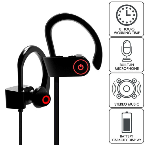 Wireless Bluetooth Earbuds Noise Cancelling Waterproof with 2