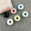 Mini Toothbrush Holder Stand Ceramic 2 Pcs 5