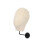 Wall Mount Mannequin Head Display Rack Beige Linen 2