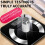 Smart Body Fat Scale Bluetooth 500 lb LED Display 3