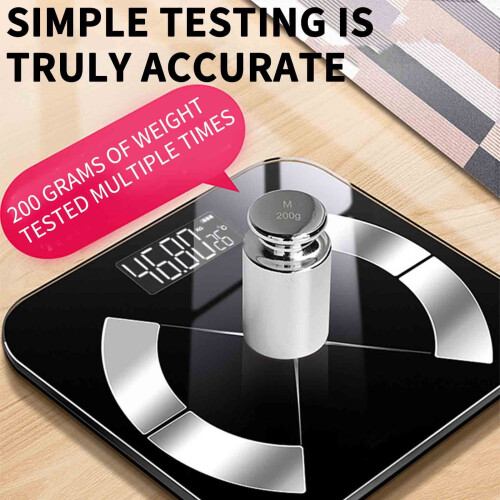 Smart Body Fat Scale Bluetooth 500 lb LED Display 2