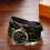 Women's Analog Quartz Watch with Leather Strap and Round 2