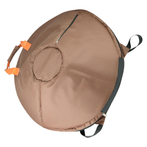 Hand Drum Bag Brown Double-Shoulder 22-inch Shock-Absorbing 1