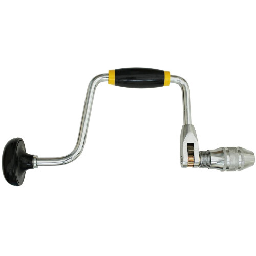 Metal Hand Crank Drill Precision Tool with Non-Slip Handle