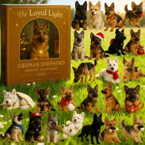 German Shepherd Advent Calendar 2025 24 Days