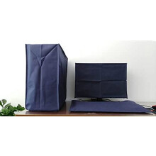 Computer Dust Cover Set Monitor Keyboard CPU Tower Blue 3-Pc