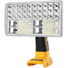 Cordless LED Work Light 30W 3300LM with 110 Pivoting Zinc