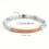 Engraved Natural Stone Bracelet Amethyst Rose Gold 1 5