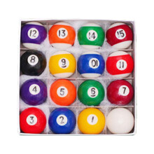 Mini Pool Ball Set American Style 2.5 cm 12 pcs