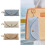 Denim Glasses Pouch with Hook - Soft Protective Case for 2