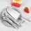 Raindrops Stainless Steel Silverware Set Silver Long Handle 7
