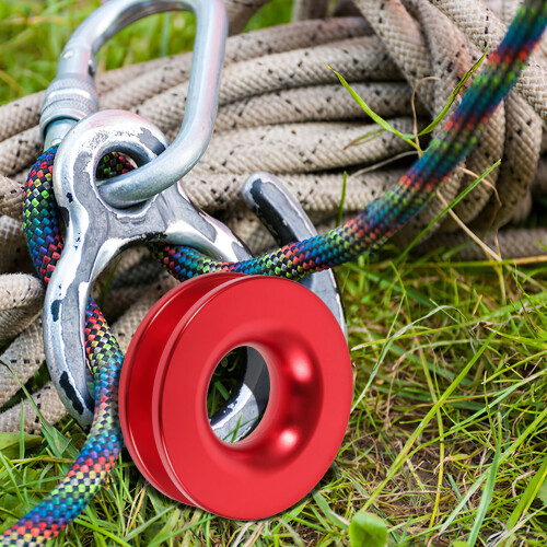 Winch Pulley Aluminum Alloy Recovery Ring for Trailer 2