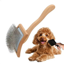 Stainless Steel Dog Hair Brush with Extra Long Pins