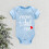 Body bébé manches courtes imprimé lettres H3M 3