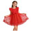 Ärmelloses Mädchenkleid mit Schleife, flatternden Ärmeln und 3D-Effekt 6