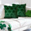 Ensemble de 4 housses de coussin pour la Saint-Patrick, 45 x 45 cm, vertes 8