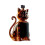 Carafe à whisky en forme de chat 300 ml 2