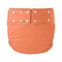 Adult cloth diapers waterproof dual-pocket orange